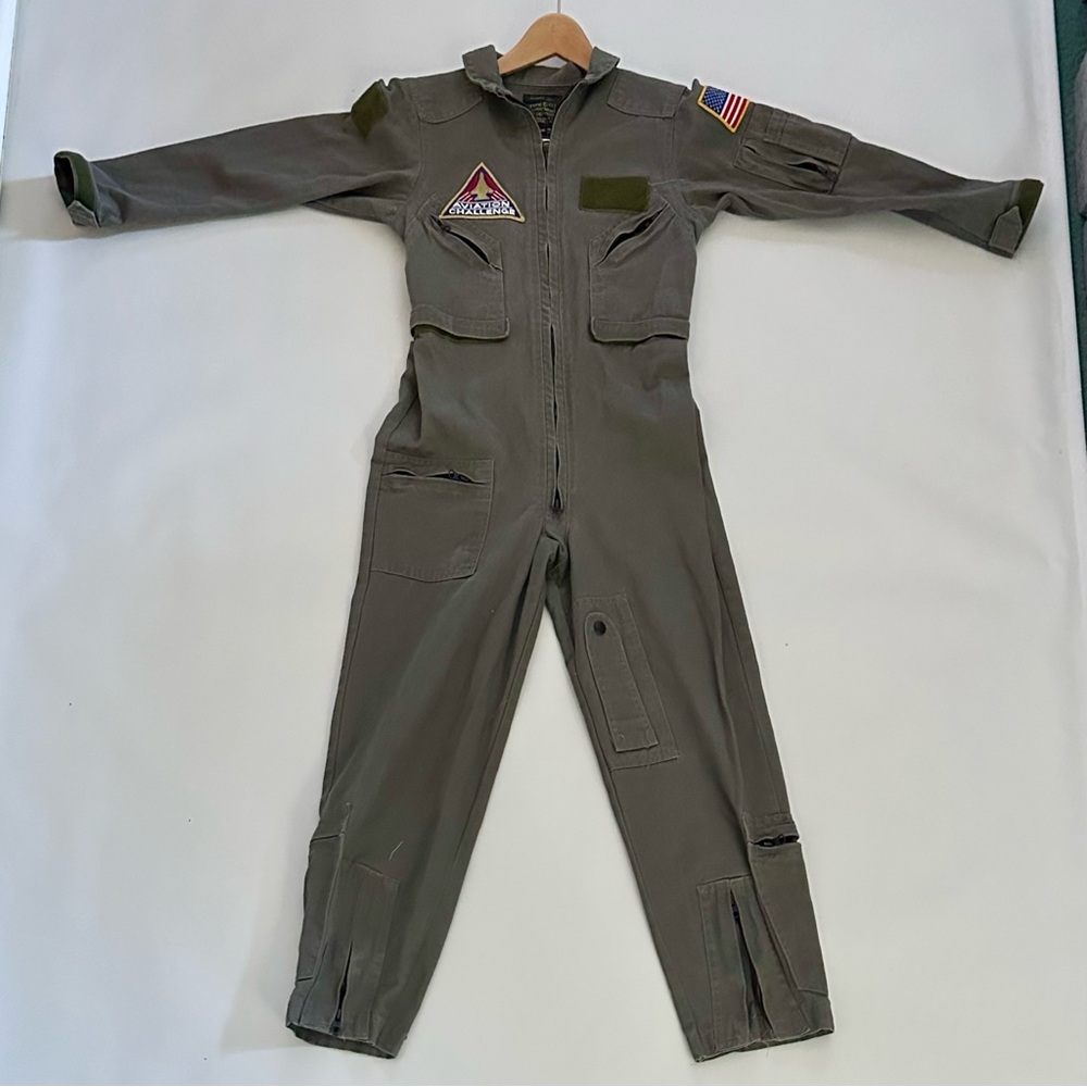 Aviation Challenge Flight Suit with Patches